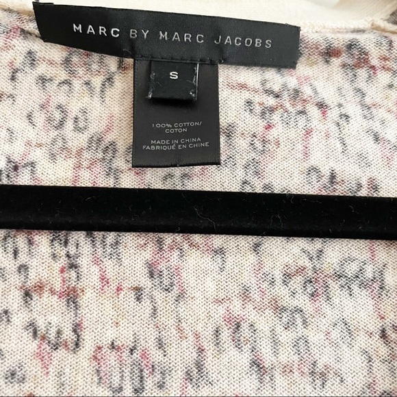 Marc by Marc Jacobs Multicoloured V-Neck Button up Cardigan Sweater Size Small - Picture 3 of 13